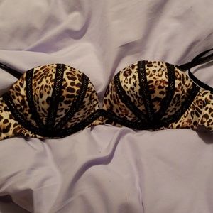 Leopard convertible bra Victoria Secret